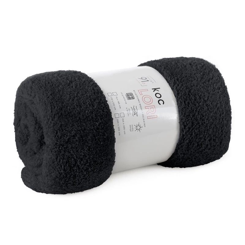 KOC D91 LORI 170 X 210 CM CZARNY