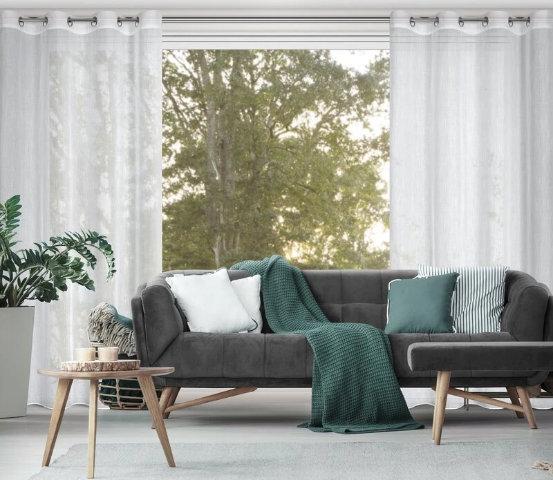 FIRANA GOTOWA ANNA 140 X 250 CM BIAŁY