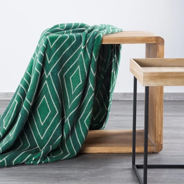 KOC D91 GEO 02 150 X 200 CM ZIELONY