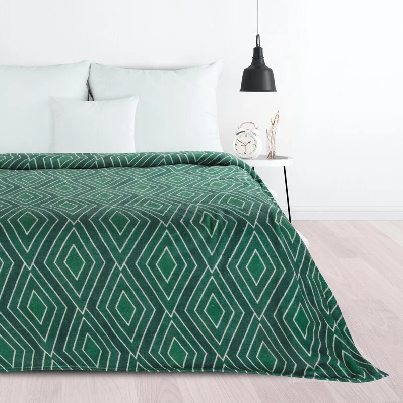KOC D91 GEO 02 150 X 200 CM ZIELONY