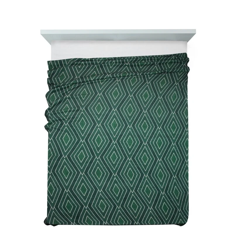 KOC D91 GEO 02 150 X 200 CM ZIELONY