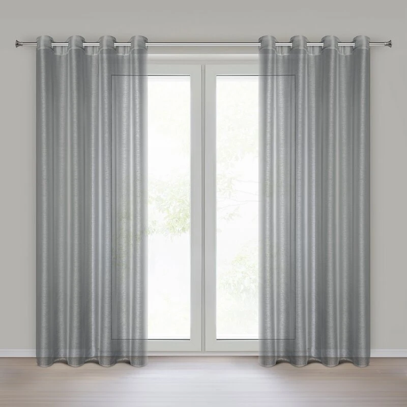 FIRANA GOTOWA REBECCA 140 X 250 CM STALOWY