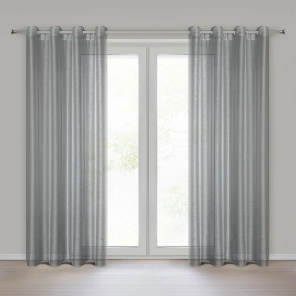 FIRANA GOTOWA REBECCA 140 X 250 CM STALOWY