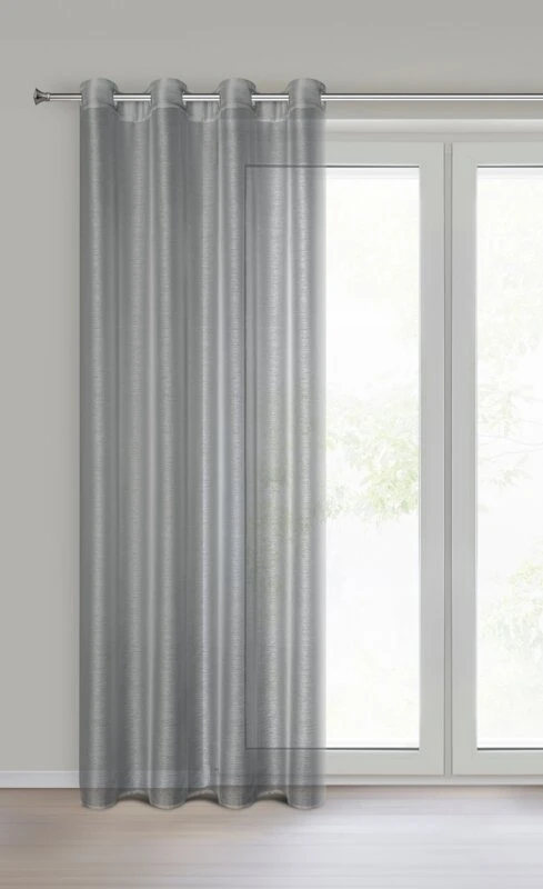FIRANA GOTOWA REBECCA 140 X 250 CM STALOWY