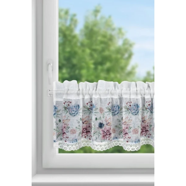 FIRANA GOTOWA DORA 150 X 30 CM BIAŁY