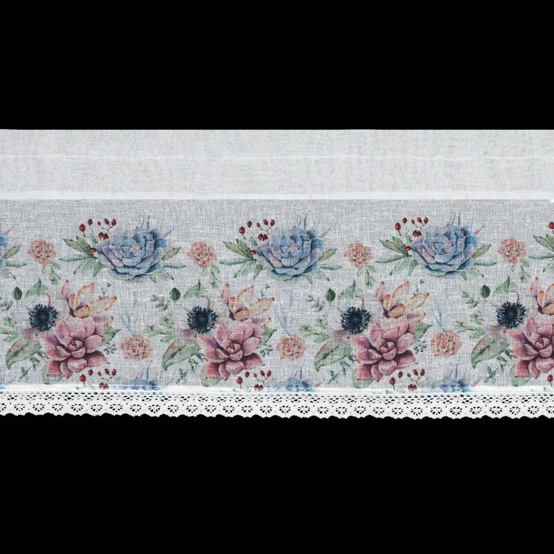 FIRANA GOTOWA DORA 150 X 30 CM BIAŁY