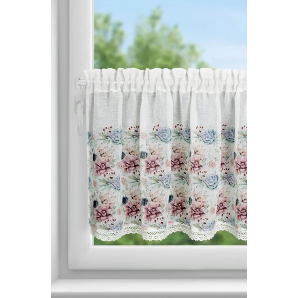 FIRANA GOTOWA DORA 150 X 60 CM BIAŁY
