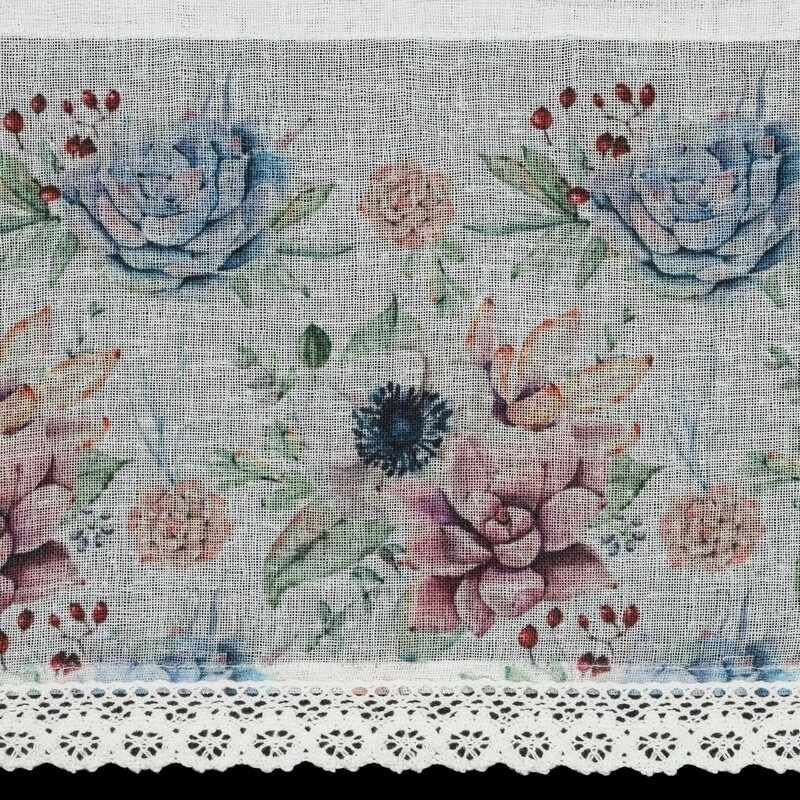 FIRANA GOTOWA DORA 150 X 60 CM BIAŁY