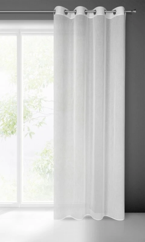 FIRANA GOTOWA SANDRA 140 X 250 CM BIAŁY