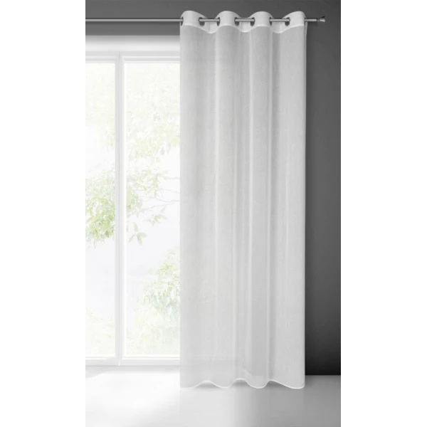 FIRANA GOTOWA SANDRA 140 X 250 CM BIAŁY