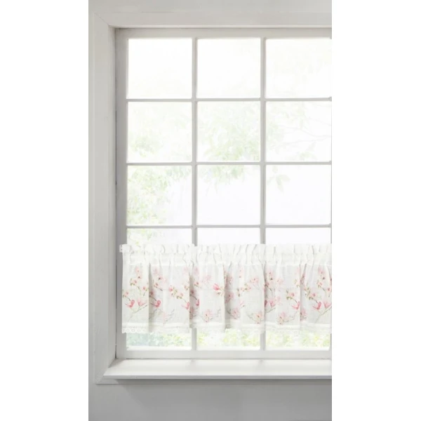 FIRANA GOTOWA AMELIA 150 X 30 CM BIAŁY