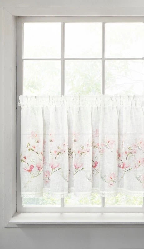 FIRANA GOTOWA AMELIA 150 X 60 CM BIAŁY