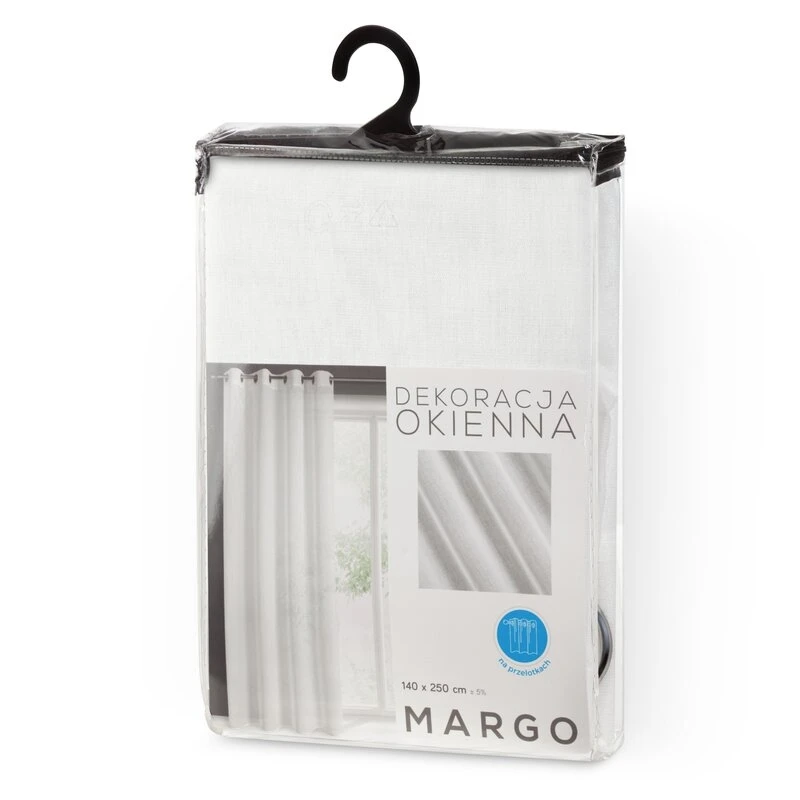 FIRANA GOTOWA MARGO 140 X 250 CM BIAŁY