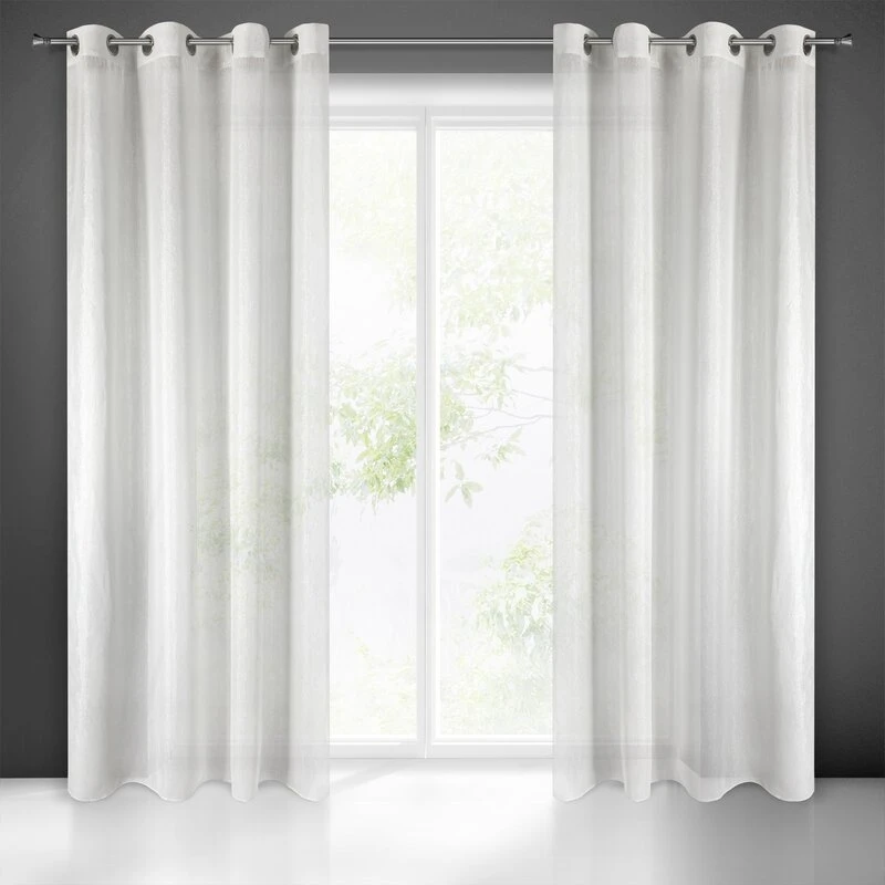 FIRANA GOTOWA ELICIA 140 X 250 CM BIAŁY