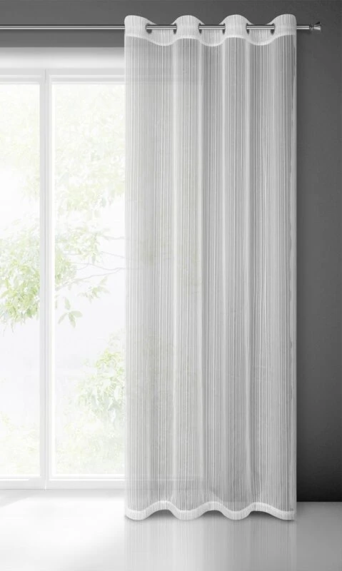 FIRANA GOTOWA NOELIA 140 X 250 CM BIAŁY