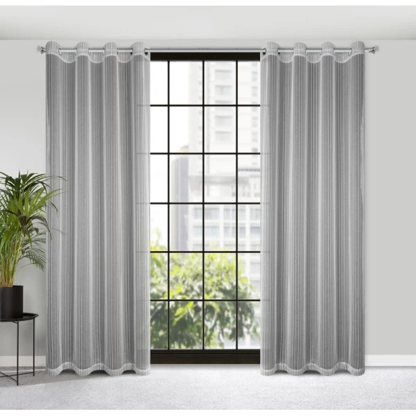 FIRANA GOTOWA NOELIA 140 X 250 CM SREBRNY