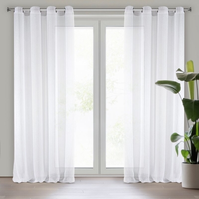FIRANA GOTOWA SAKALI 140 X 250 CM BIAŁY