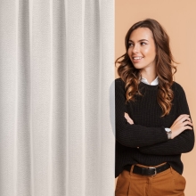 FIRANA GOTOWA RAIN NA TAŚMIE 140 X 270 CM BIAŁY