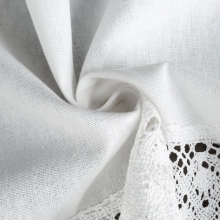 FIRANA GOTOWA ROSE NA TAŚMIE 150 X 60 CM BIAŁY