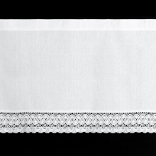 FIRANA GOTOWA ROSE NA TAŚMIE 150 X 60 CM BIAŁY