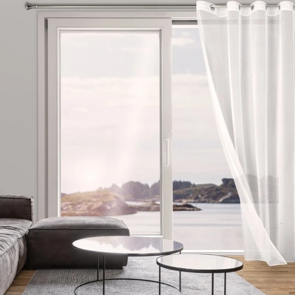 FIRANA GOTOWA TAMINA 140 X 250 CM BIAŁY