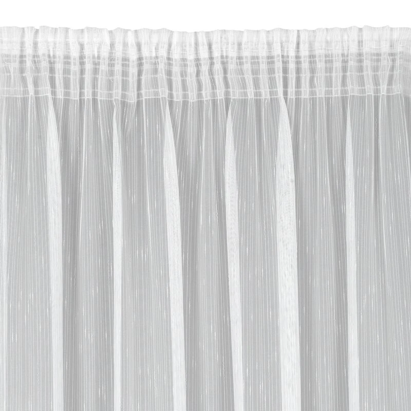 FIRANA GOTOWA PILAR NA TAŚMIE 140 X 270 CM BIAŁY