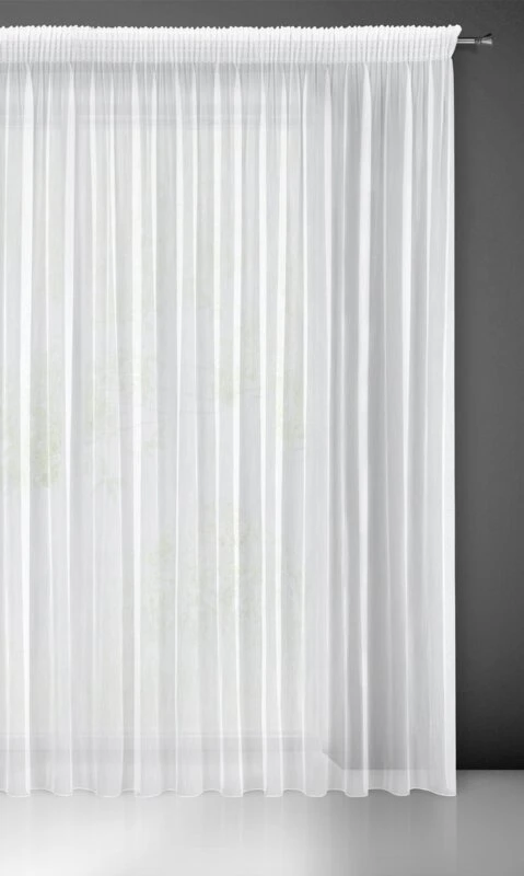 FIRANA GOTOWA NICEA NA TAŚMIE 350 X 270 CM BIAŁY