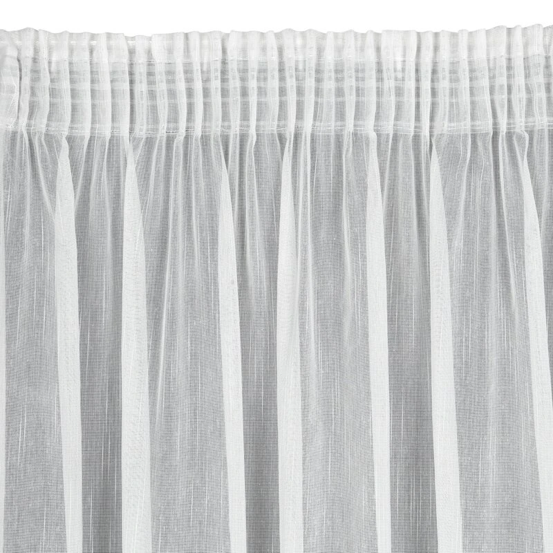 FIRANA GOTOWA MONIC NA TAŚMIE 140 X 270 CM BIAŁY