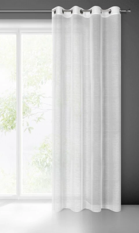 FIRANA GOTOWA GRACJA 140 X 250 CM BIAŁY