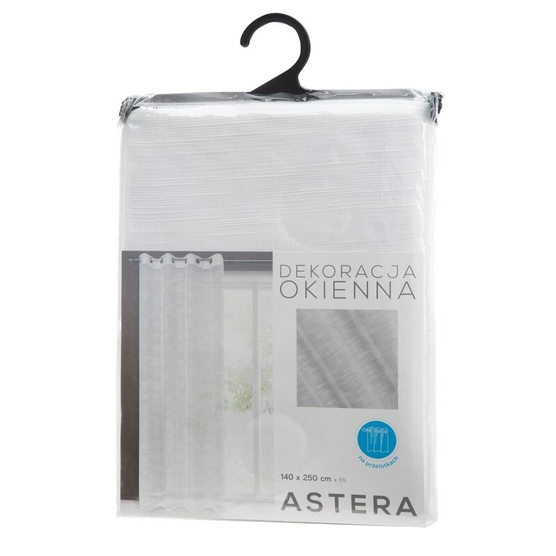 FIRANA GOTOWA ASTERA 140 X 250 CM BIAŁY