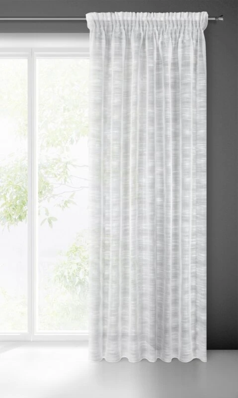 FIRANA GOTOWA ASTERA NA TAŚMIE 140 X 270 CM BIAŁY