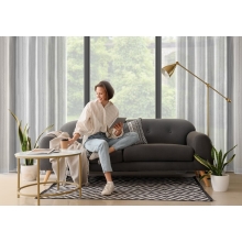 FIRANA GOTOWA ESEL 135 X 250 CM BIAŁY FIRANA GOTOWA ESEL 135 X 250 CM BIAŁY