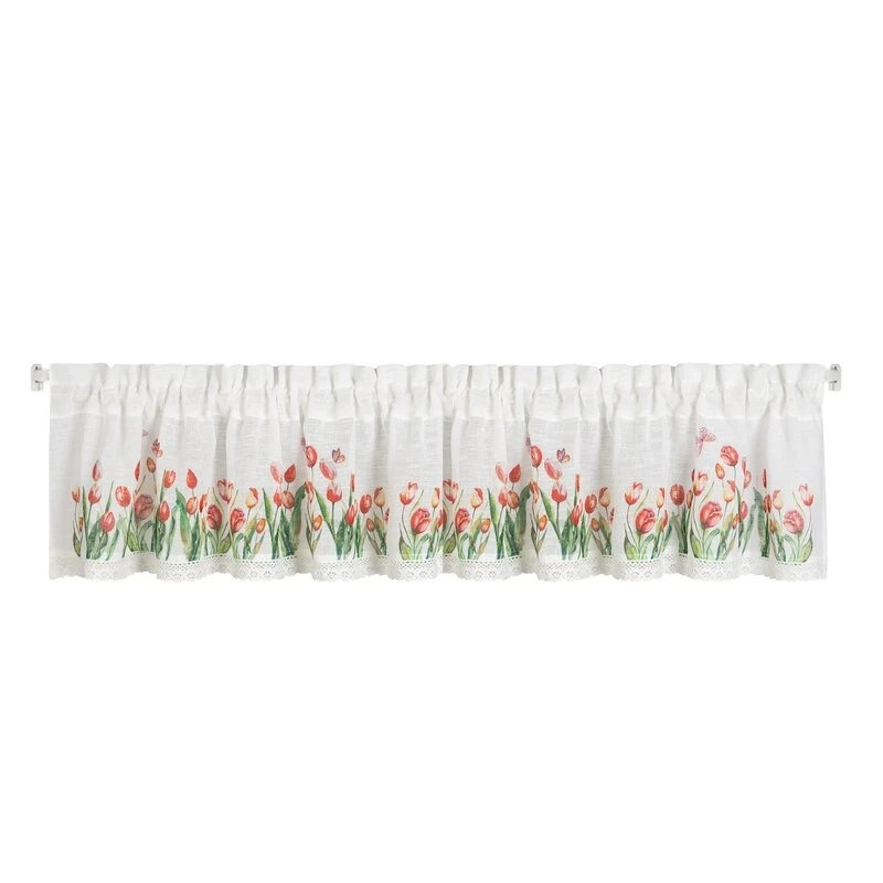 FIRANA GOTOWA STELLA NA TAŚMIE 150 X 30 CM BIAŁY
