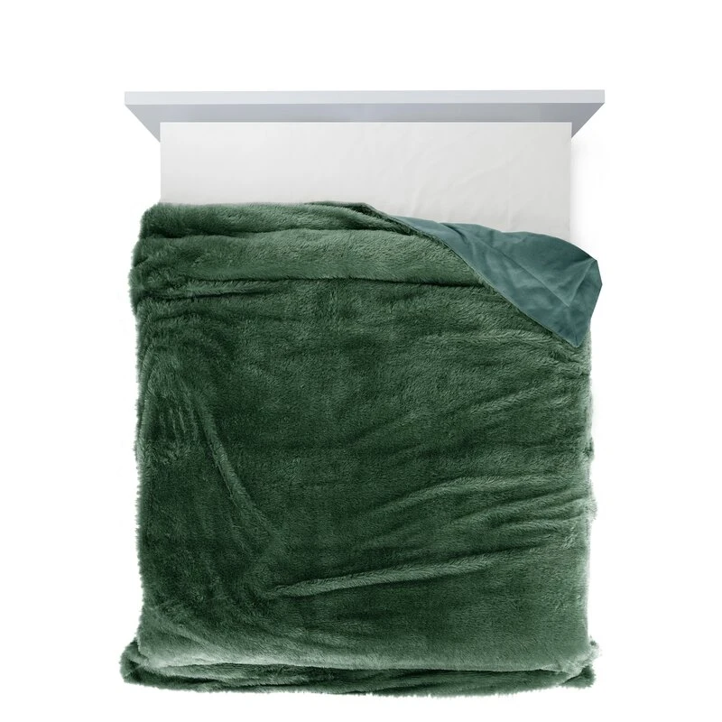 KOC D91 TIFFANY 150 X 200 CM CIEMNOZIELONY
