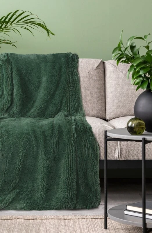 KOC D91 TIFFANY 150 X 200 CM CIEMNOZIELONY
