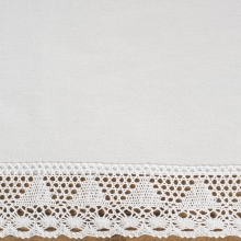 OBRUS NATALY 140 X 260 CM BIAŁY