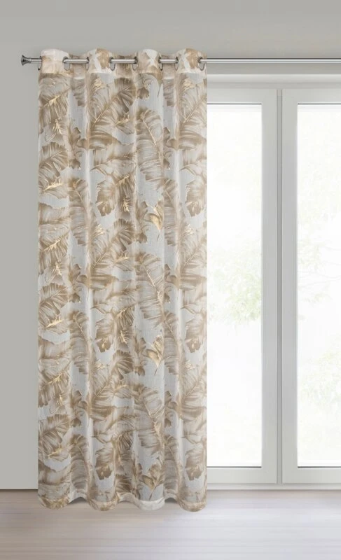 ZASŁONA GOTOWA LAYLA 140 X 250 CM BEŻOWY