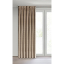 ZASŁONA GOTOWA MELANIE 80 X 270 CM CIEMNOBEŻOWY
