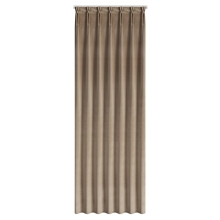 ZASŁONA GOTOWA MELANIE 80 X 270 CM CIEMNOBEŻOWY