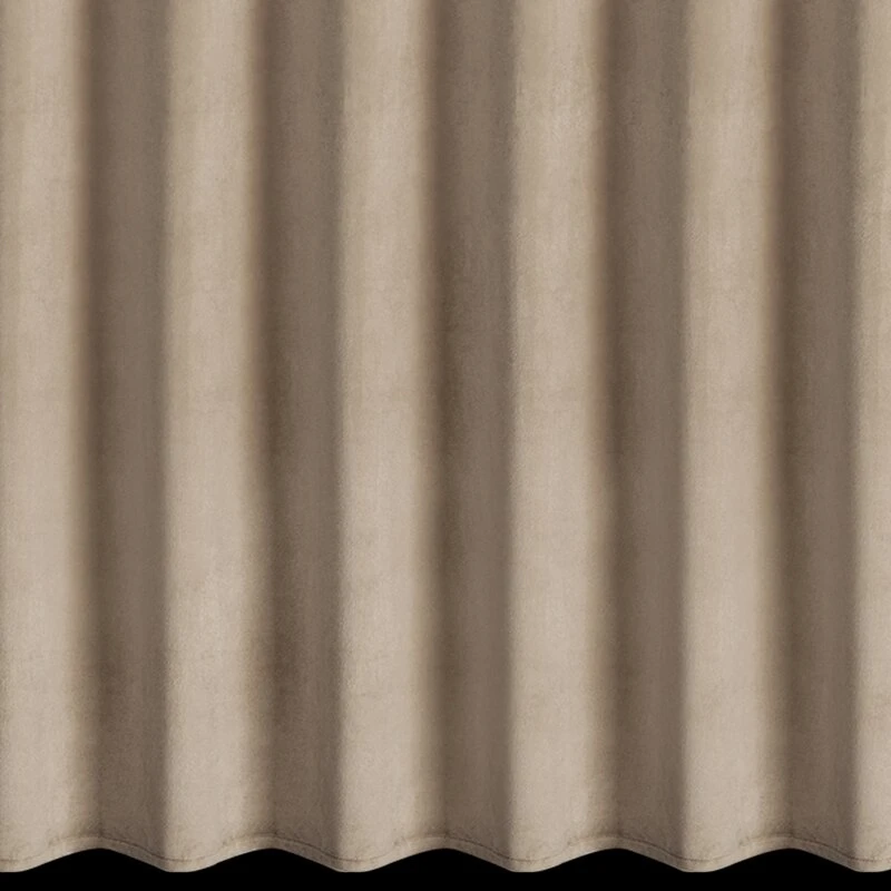ZASŁONA GOTOWA MELANIE 80 X 270 CM CIEMNOBEŻOWY