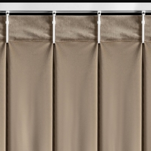 ZASŁONA GOTOWA MELANIE 80 X 270 CM CIEMNOBEŻOWY