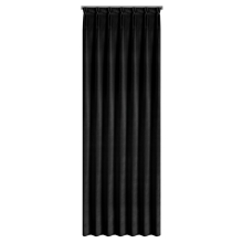 ZASŁONA GOTOWA MELANIE 80 X 270 CM CZARNY