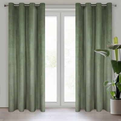 ZASŁONA GOTOWA MELANIE 140 X 250 CM OLIWKOWY ZASŁONA GOTOWA MELANIE 140 X 250 CM OLIWKOWY