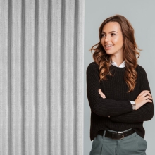 ZASŁONA GOTOWA JULA 80 X 270 CM POPIELATY