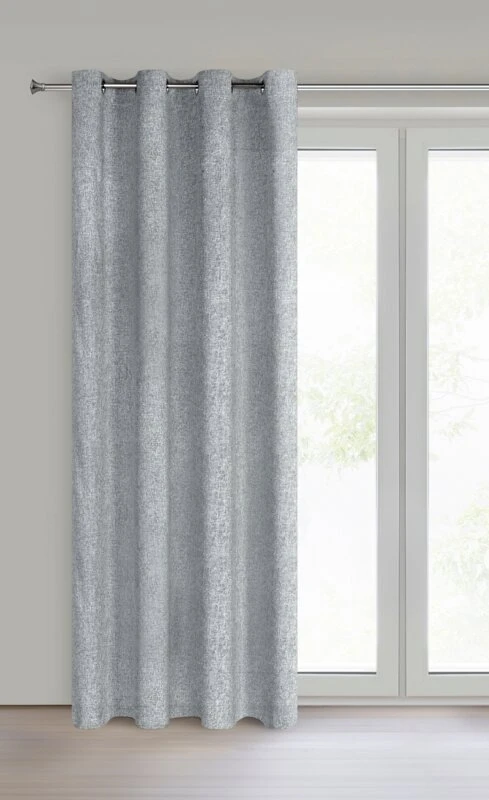ZASŁONA GOTOWA ADELINA 140 X 250 CM STALOWY