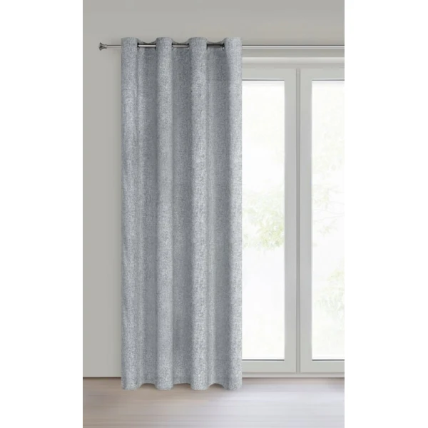 ZASŁONA GOTOWA ADELINA 140 X 250 CM STALOWY