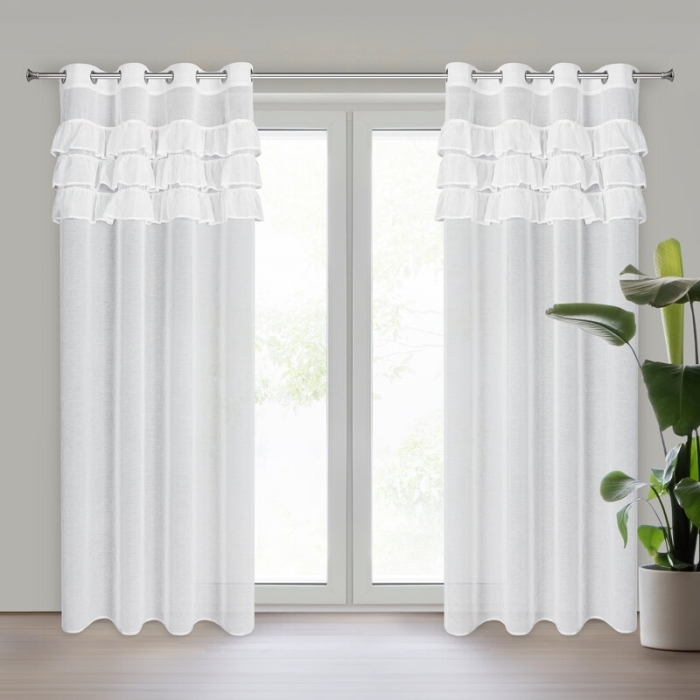 FIRANA GOTOWA SAMI 140 X 250 CM BIAŁY