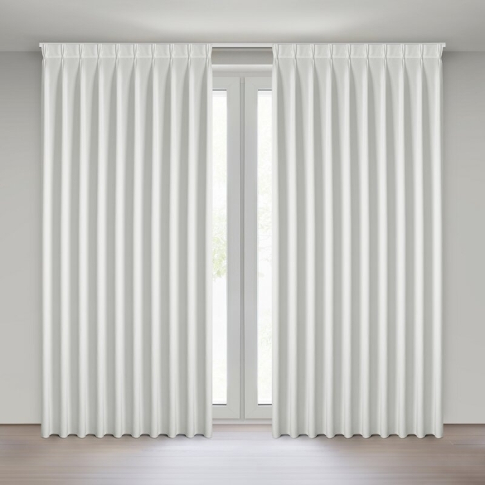 ZASŁONA GOTOWA MELANIE 125 X 270 CM BIAŁY