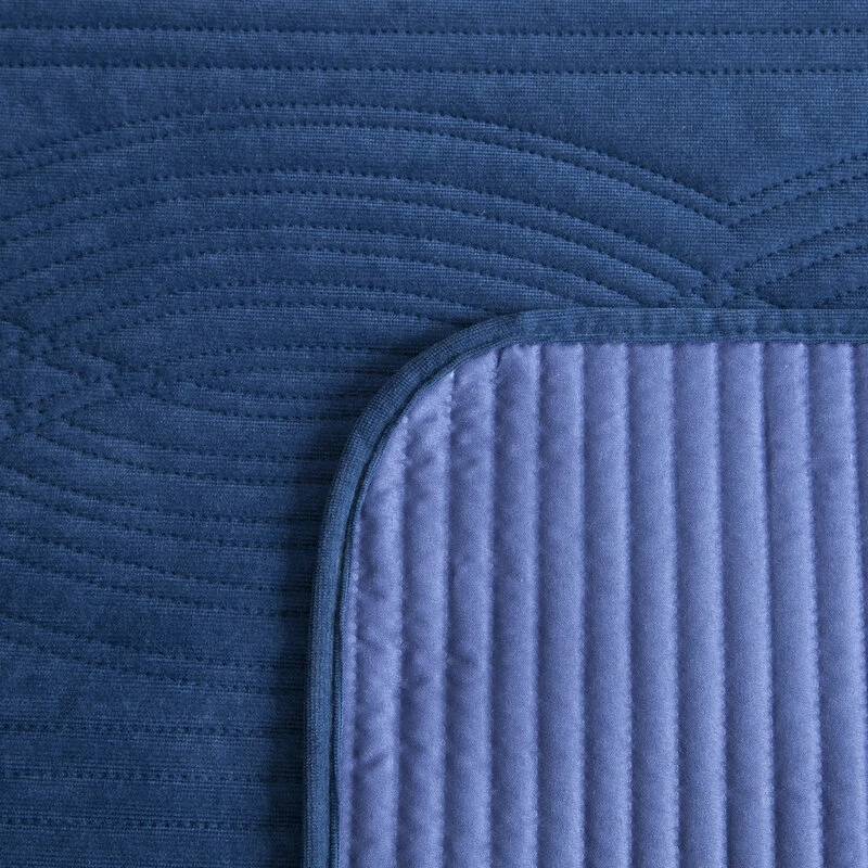 NARZUTA VELVET2 220 X 240 CM GRANATOWY