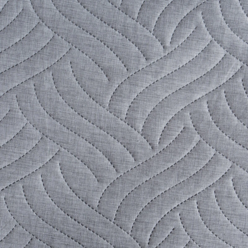 NARZUTA D91 LEN 200 X 220 CM SREBRNY